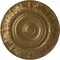 Ekena Millwork Biddix Ceiling Medallion (Fits Canopies up to 7 1/2"), Hand-Painted Pale Gold, 20 7/8"OD x 1 1/4"P CM20BXPAS - alternate 1